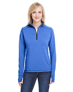 J America JA8433 Ladies&#39; Omega Stretch Quarter-Zip