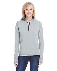 J America JA8433 Ladies&#39; Omega Stretch Quarter-Zip