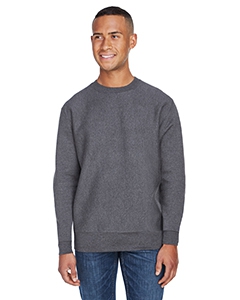 J America JA8446 Adult Sport Weave Crew Neck Sweatshirt