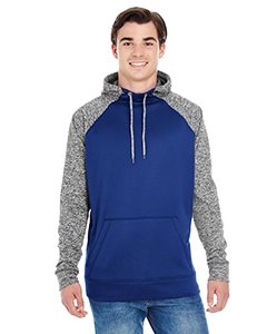 J America JA8612 Adult Colorblock Cosmic Pullover Hood