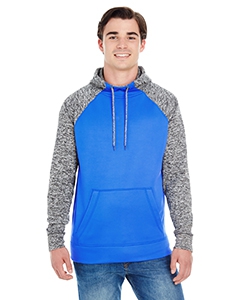 J America JA8612 Adult Colorblock Cosmic Pullover Hood