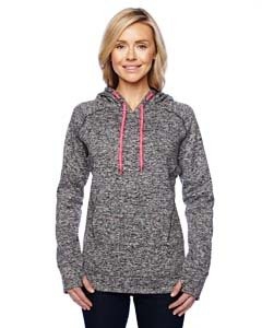 J America JA8616 Ladies&#39; Cosmic Contrast Pullover Hood