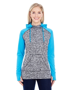 J America JA8618 Ladies&#39; Colorblock Cosmic Hood