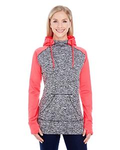 J America JA8618 Ladies&#39; Colorblock Cosmic Hood