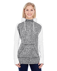 J America JA8618 Ladies&#39; Colorblock Cosmic Hood