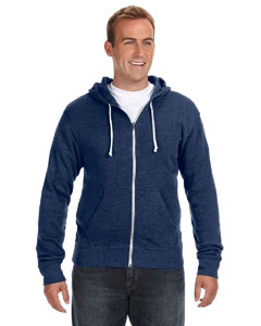 J America JA8872 Triblend Full-Zip Fleece Hood