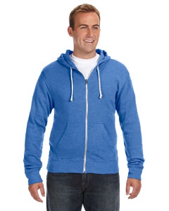 J America JA8872 Triblend Full-Zip Fleece Hood