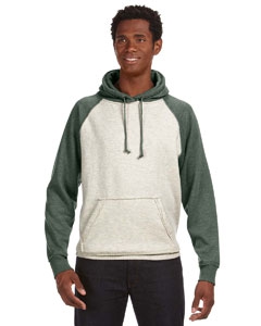 J America JA8885 Vintage Heather Pullover Hood