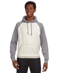 J America JA8885 Vintage Heather Pullover Hood