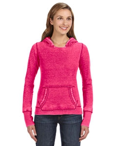 J America JA8912 Ladies&#39; Zen Pullover Fleece Hood