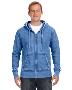 J America JA8916 Vintage Zen Full-Zip Fleece Hood