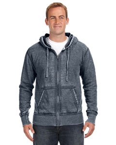 J America JA8916 Vintage Zen Full-Zip Fleece Hood