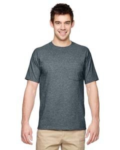 Jerzees 29P 5.6 oz., 50/50 Heavyweight Blend Pocket T-Shirt