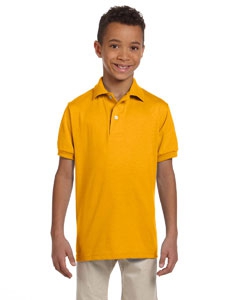Jerzees 437Y Youth 5.6 oz., 50/50 Jersey Polo with SpotShield