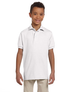 Jerzees 437Y Youth 5.6 oz., 50/50 Jersey Polo with SpotShield