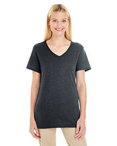 Jerzees 601WVR Ladies&#39; 4.5 oz. TRI-BLEND V-Neck T-Shirt