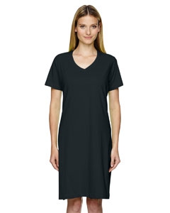 LAT 3522 Ladies&#39; Fine Jersey Crossover V-Neck Coverup