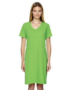 LAT 3522 Ladies&#39; Fine Jersey Crossover V-Neck Coverup