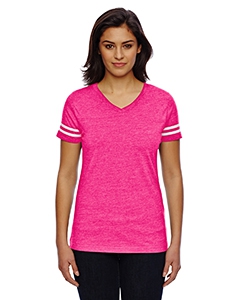 LAT 3537 Ladies&#39; Football Fine Jersey T-Shirt