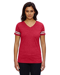 LAT 3537 Ladies&#39; Football Fine Jersey T-Shirt