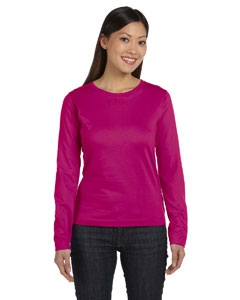 LAT 3588 Ladies&#39; Combed Ringspun Jersey Long-Sleeve T-Shirt