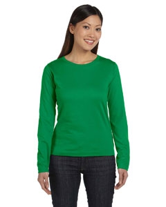 LAT 3588 Ladies&#39; Combed Ringspun Jersey Long-Sleeve T-Shirt