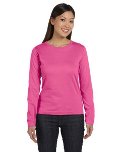 LAT 3588 Ladies&#39; Combed Ringspun Jersey Long-Sleeve T-Shirt