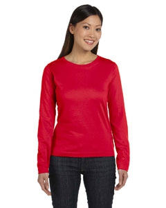 LAT 3588 Ladies&#39; Combed Ringspun Jersey Long-Sleeve T-Shirt