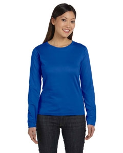 LAT 3588 Ladies&#39; Combed Ringspun Jersey Long-Sleeve T-Shirt