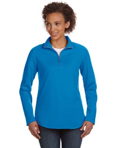 LAT 3764 Ladies&#39; Quarter-Zip Pullover