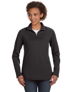 LAT 3764 Ladies&#39; Quarter-Zip Pullover