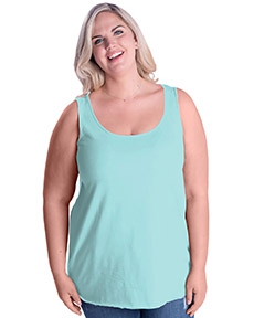 LAT 3821 Ladies&#39; Curvy Premium Jersey Tank - CHILL