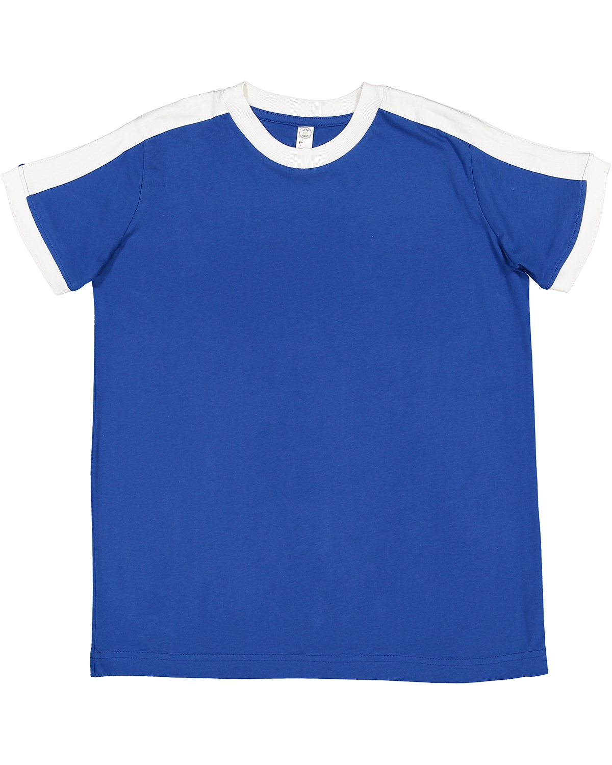 LAT 6132 Youth Soccer Ringer Fine Jersey T-Shirt