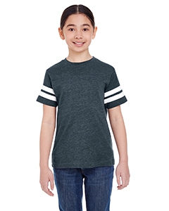 LAT 6137 Youth Football Fine Jersey T-Shirt