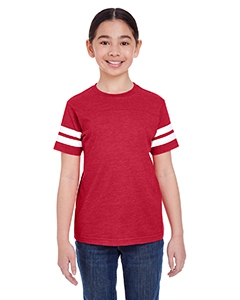 LAT 6137 Youth Football Fine Jersey T-Shirt