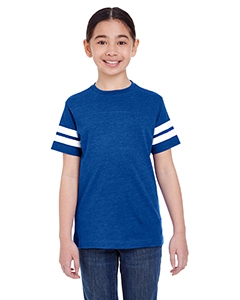 LAT 6137 Youth Football Fine Jersey T-Shirt