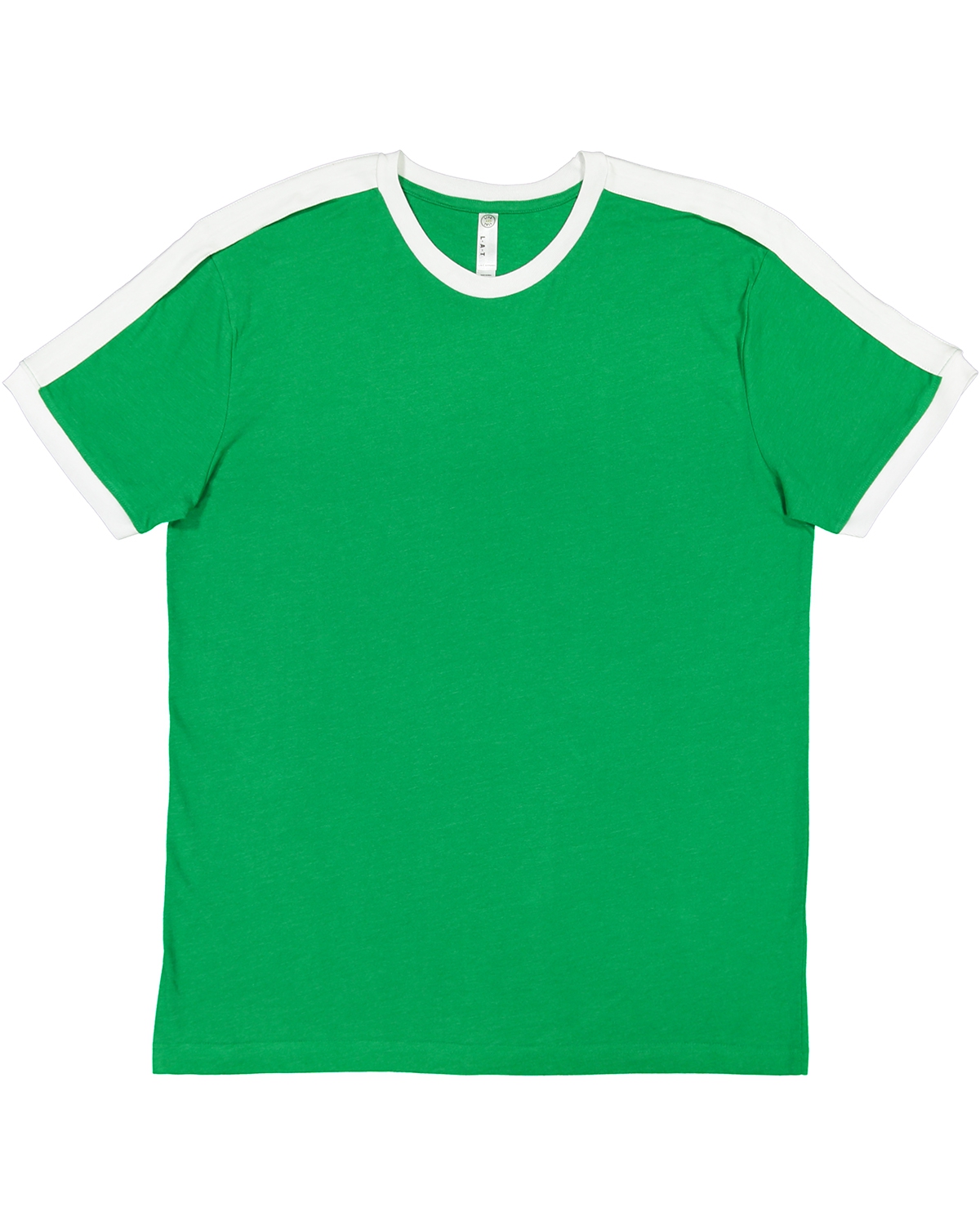 LAT 6932 Men&#39;s Soccer Ringer Fine Jersey T-Shirt