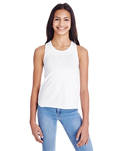 LAT LA2621 Girls&#39; Relaxed Racerback Premium Jersey Tank