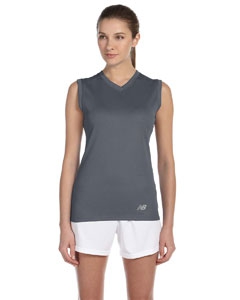 New Balance N7117L Ladies&#39; Ndurance&#174; Athletic V-Neck  Workout T-Shirt