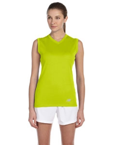 New Balance N7117L Ladies&#39; Ndurance&#174; Athletic V-Neck  Workout T-Shirt