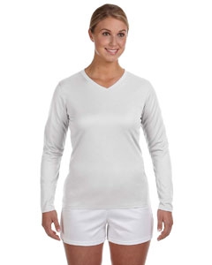 New Balance N7119L Ladies&#39; Ndurance&#174; Athletic Long-Sleeve V-Neck T-Shirt