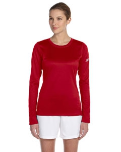 New Balance N9119L Ladies&#39; Tempo Long-Sleeve Performance T-Shirt