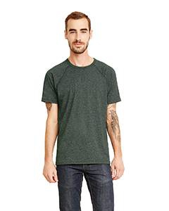 Next Level 2050 Men&#39;s Mock Twist Short-Sleeve Raglan T-Shirt