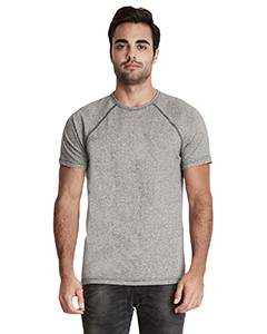 Next Level 2050 Men&#39;s Mock Twist Short-Sleeve Raglan T-Shirt