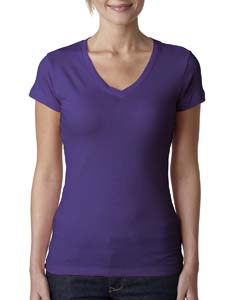 Next Level 3400L Ladies&#39; Sporty V-Neck Tee