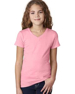 Next Level 3740 Girls&#39; Adorable V-Neck Tee