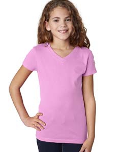 Next Level 3740 Girls&#39; Adorable V-Neck Tee