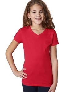 Next Level 3740 Girls&#39; Adorable V-Neck Tee