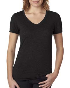 Next Level 6044 Ladies&#39; Poly/Cotton V-Neck Tee