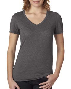 Next Level 6044 Ladies&#39; Poly/Cotton V-Neck Tee